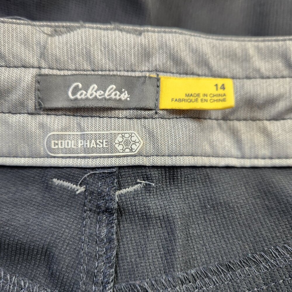 Cabela's XPG Women's Cool Phase Black Grey Size 14 Convertible Pants Gorpcore - Picture 7 of 15
